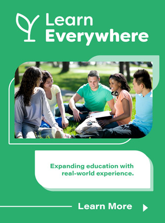 Learn Everywhere programs expand education and offer real-world experience. Learn more.